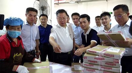 決勝脫貧攻堅 市委書記易鵬飛深入我縣調研紙制品銷售產業